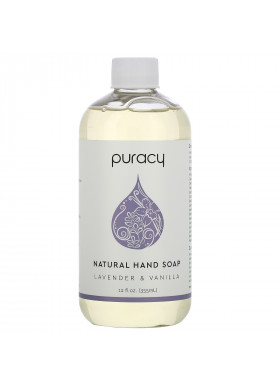 Puracy, Natural Hand Soap, Lavender & Vanilla, 12 fl oz (355 ml)