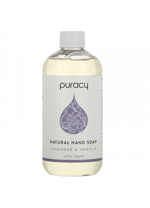 Puracy, Natural Hand Soap, Lavender & Vanilla, 12 fl oz (355 ml)