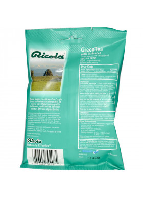 Ricola, Green Tea with Echinacea, Sugar Free, 19 Drops
