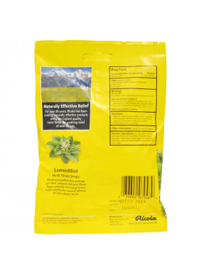 Ricola, Herb Throat Drops, Lemon Mint, 24 Drops