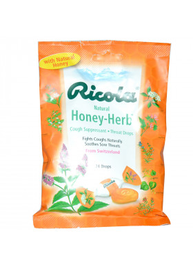 Ricola, Natural Honey Herb, 24 Drops