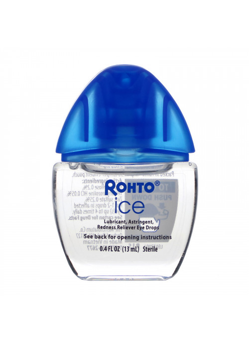 Rohto, Cooling Eye Drops, Ice, All-In-One, 0.4 fl oz (13 ml)