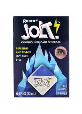 Rohto, Jolt, Cooling, Lubricant Eye Drops, 0.4 fl oz (12 ml)