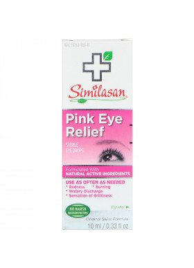 Similasan, Pink Eye Relief, Sterile Eye Drops, 0.33 fl oz (10 ml)