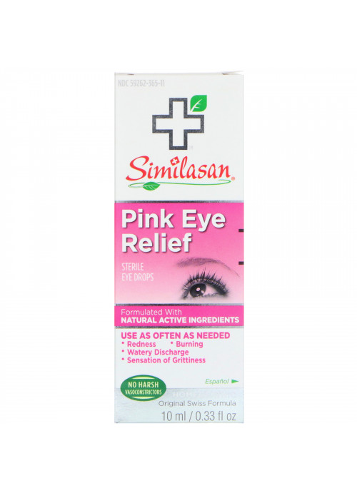 Similasan, Pink Eye Relief, Sterile Eye Drops, 0.33 fl oz (10 ml)