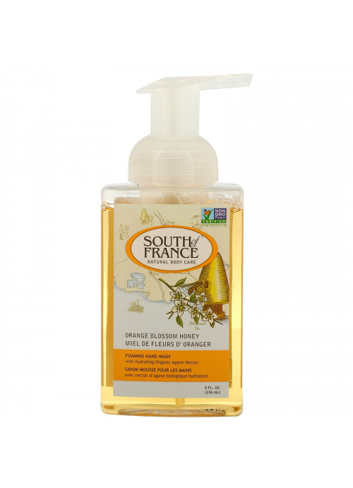 South of France, Foaming Hand Wash, Orange Blossom Honey, 8 fl oz (236 ml)