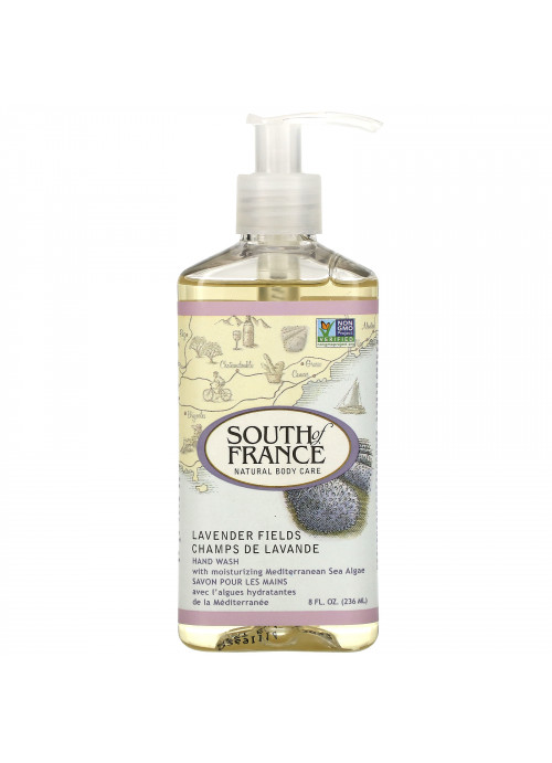 South of France, Hand Wash, Lavender Fields, 8 oz (236 ml)