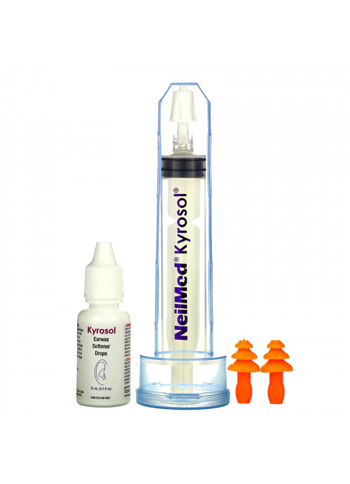 Squip, NeilMed Kyrosol, Earwax Removal Aid, 5 Piece Kit