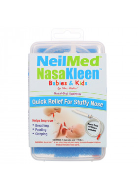 Squip, Neilmed NasaKleen Babies & Kids Nasal-Oral Aspirator, 1 Kit