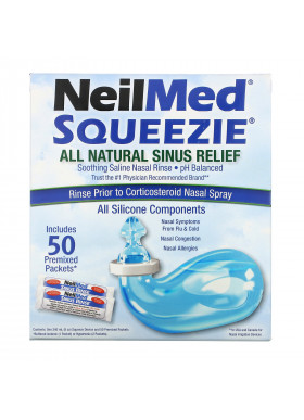 Squip, NeilMed Squeezie, All Natural Sinus Relief, 1 Kit