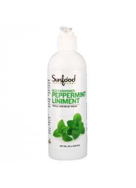 Sunfood, Old Fashioned Peppermint Liniment, 8 fl oz (236.6 ml)