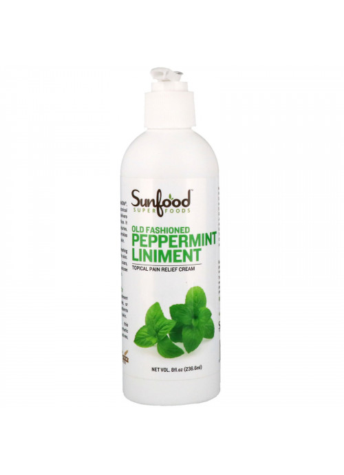 Sunfood, Old Fashioned Peppermint Liniment, 8 fl oz (236.6 ml)