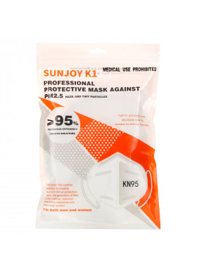 SunJoy, KN95, Professional Protective Disposable Face Mask, 10 Pack
