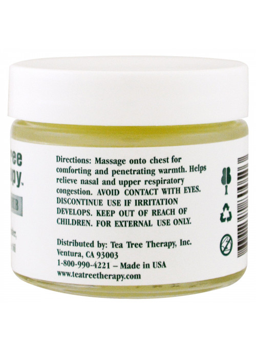 Tea Tree Therapy, Eucalyptus Chest Rub, 2 oz (57 g)