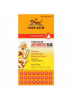 Tiger Balm, Arthritis Rub, Alcohol-Free, 4 fl oz (113 ml)