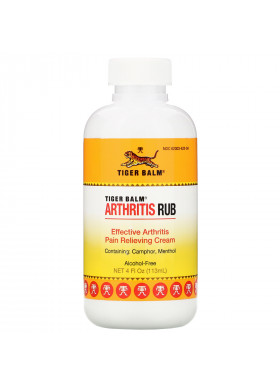 Tiger Balm, Arthritis Rub, Alcohol-Free, 4 fl oz (113 ml)