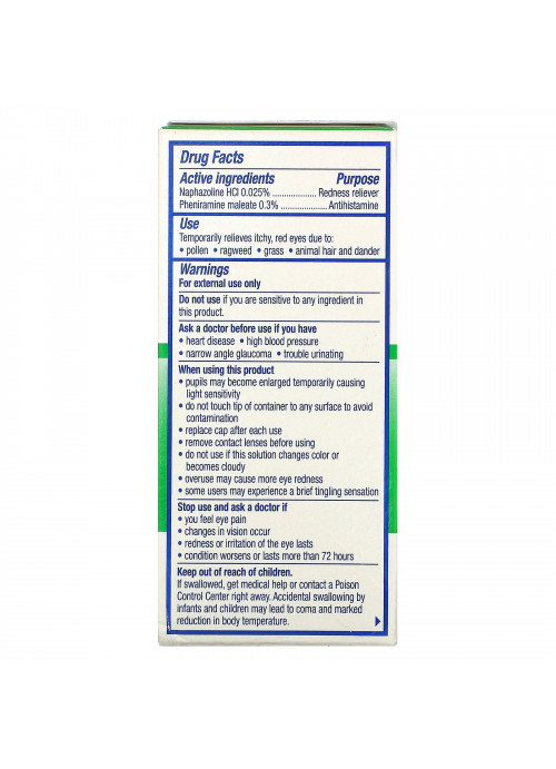 Visine, Allergy Eye Relief, Multi-Action Eye Drops, 1/2 fl oz (15 ml)