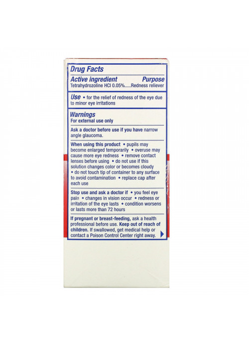 Visine, Red Eye Comfort, Redness Reliever Eye Drops, 1/2 fl oz (15 ml)