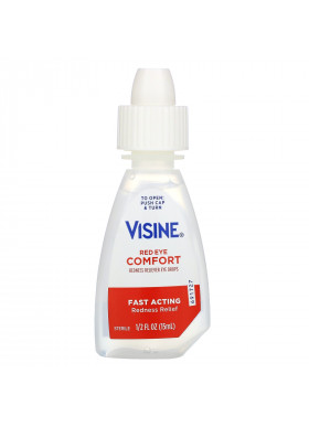 Visine, Red Eye Comfort, Redness Reliever Eye Drops, 1/2 fl oz (15 ml)