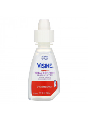 Visine, Red Eye, Total Comfort Multi-Symptom Eye Drops, 1/2 fl oz (15 ml)