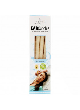 Wally's Natural, Ear Candles, Unscented, 12 Candles