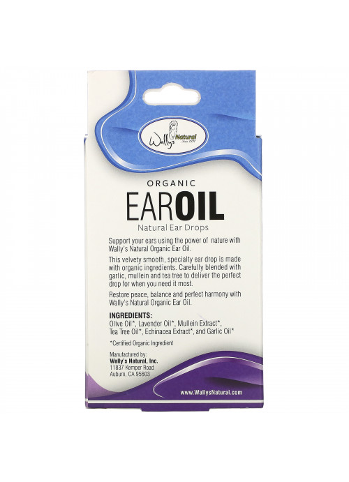 Wally's Natural, Organic Ear Oil, 1 fl oz (30 ml)