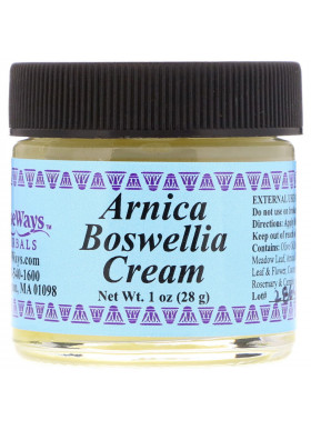 WiseWays Herbals, Arnica Boswellia Cream, 1 oz (28 g)