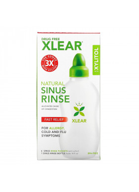 Xlear, Natural Sinus Rinse with Xylitol, 1 Kit