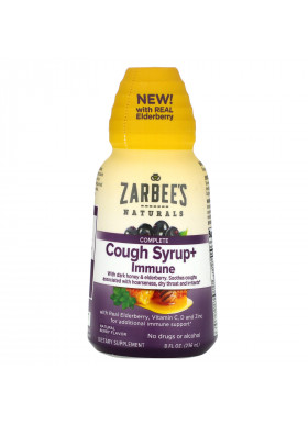 Zarbee's, Complete Cough Syrup + Immune, Natural Berry, 8 fl oz (236 ml)