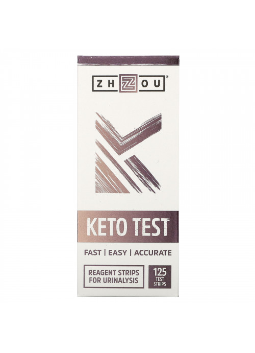 Zhou Nutrition, Keto Test, 125 Test Strips