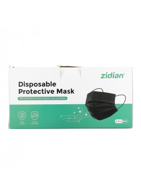Zidian, Disposable Protective Mask, 50 Pack
