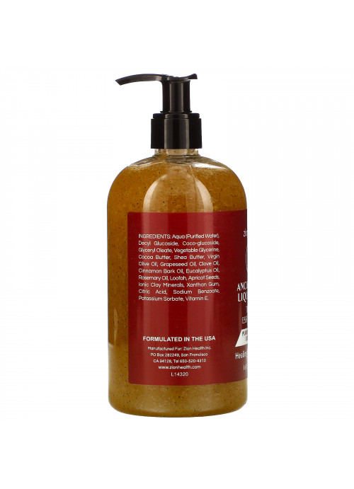 Zion Health, Ancient Clay Liquid Soap, Thieves Essential Oil, 16 fl oz (473 ml)