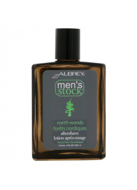 Aubrey Organics, Men's Stock, North Woods After Shave, Classic Pine, 4 fl oz (118 ml)