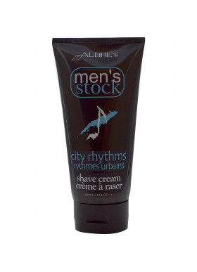 Aubrey Organics, Men's Stock, Shave Cream, City Rhythms, 6 fl oz (177 ml)