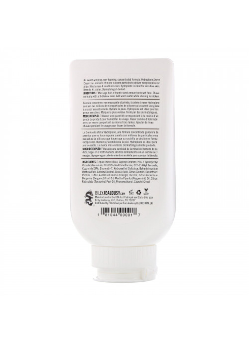 Billy Jealousy, Hydroplane, Super-Slick Shave Cream, 8 fl oz (236 ml)