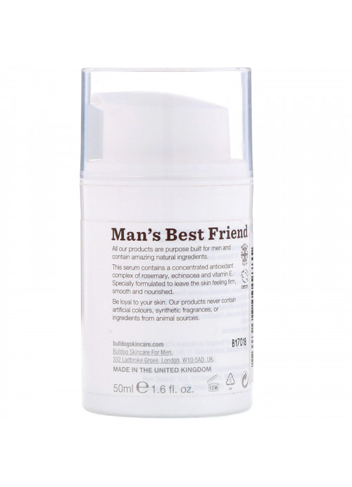 Bulldog Skincare For Men, Age Defence Serum, 1.6 fl oz (50 ml)