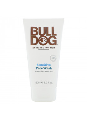 Bulldog Skincare For Men, Face Wash, Sensitive, 5 fl oz (150 ml)