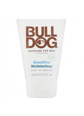 Bulldog Skincare For Men, Moisturizer, Sensitive , 3.3 fl oz (100 ml)