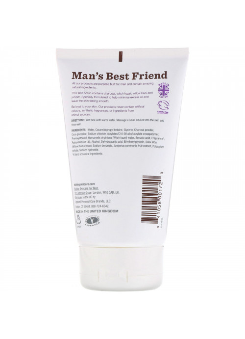 Bulldog Skincare For Men, Oil Control Face Scrub, 4.2 fl oz (125 ml)