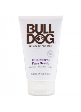 Bulldog Skincare For Men, Oil Control Face Scrub, 4.2 fl oz (125 ml)