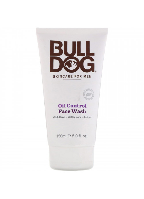 Bulldog Skincare For Men, Oil Control Face Wash, 5 fl oz (150 ml)