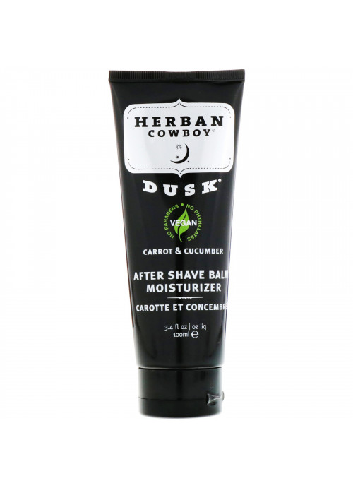 Herban Cowboy, After Shave Balm Moisturizer, Carrot & Cucumber, 3.4 fl oz (100 ml)