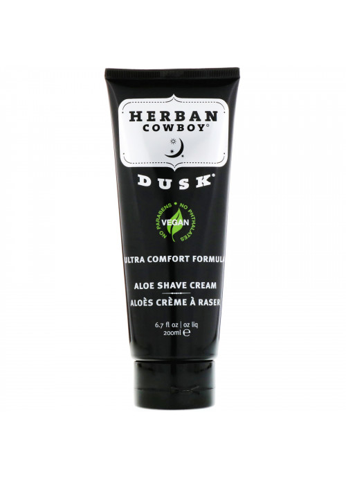 Herban Cowboy, Aloe Shave Cream, Dusk, 6.7 fl oz (200 ml)