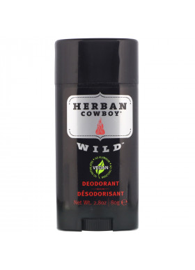 Herban Cowboy, Deodorant, Wild, 2.8 oz (80 g)
