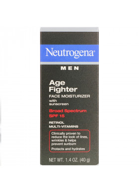 Neutrogena, Men, Age Fighter Face Moisturizer with Sunscreen, SPF 15, 1.4 oz (40 g)