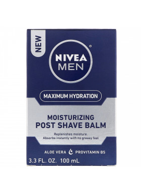 Nivea, Men, Maximum Hydration, Moisturizing Post Shave Balm, 3.3 fl oz (100 ml)