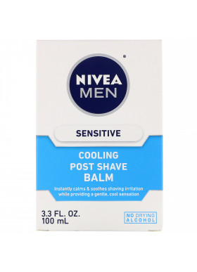 Nivea, Men, Sensitive Cooling Post Shave Balm, 3.3 fl oz (100 ml)