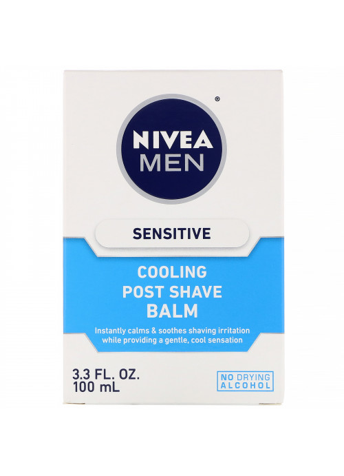 Nivea, Men, Sensitive Cooling Post Shave Balm, 3.3 fl oz (100 ml)