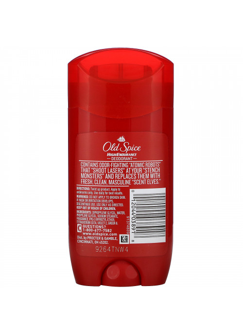 Old Spice, High Endurance, Deodorant, Pure Sport, 3 oz (85 g)