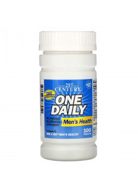 21st Century, One Daily, Men's Health, 100 Tablets